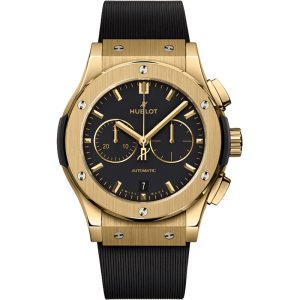 ساعت مچی مردانه هابلوت کورنوگراف HABLUT CHORNOGHRAF مشکی قاب طلایی