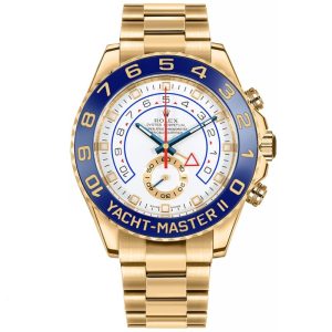 ساعت مچی رولکس یات مستر اتوماتیک Rolex Yacht-Masterطلایی صفحه سفید