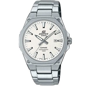 ساعت مچی مردانه کاسیو ادیفایس صفحه سفید casio edifice