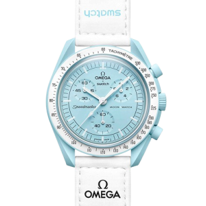 ساعت مچی امگا سواچ کورنوگراف مدل اورانوس omega × swatch